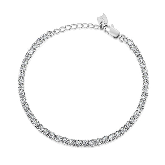 [Marin Jewelry]Sparkling Round Cut Daily Bracelet