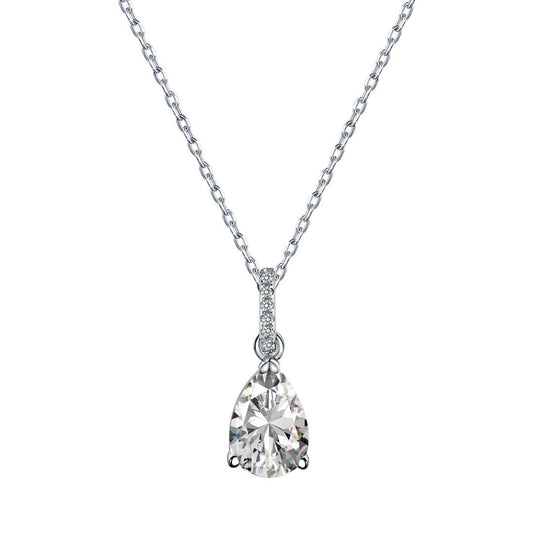 [Marin Jewelry]Delicate Water Drop Shape Fashion Necklace