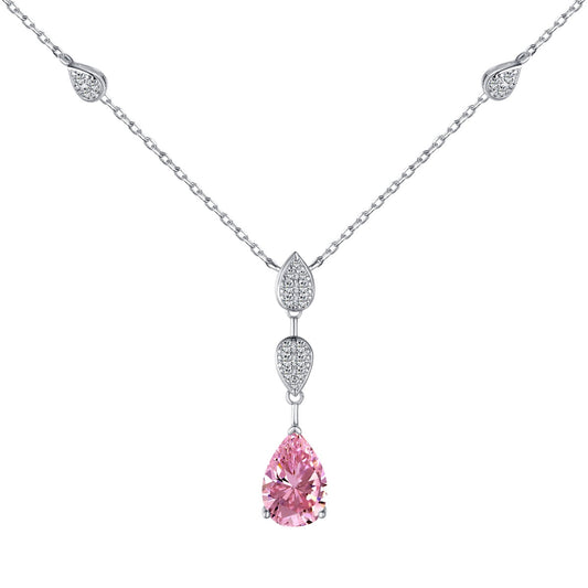 [Marin Jewelry]Dazzling Pear Cut Necklace
