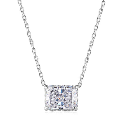 [Marin Jewelry]Luxurious Square Shape Colorful Necalack