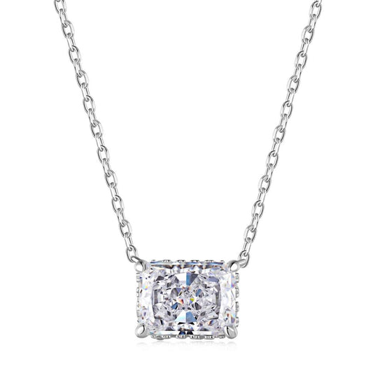 [Marin Jewelry]Luxurious Square Shape Colorful Necalack