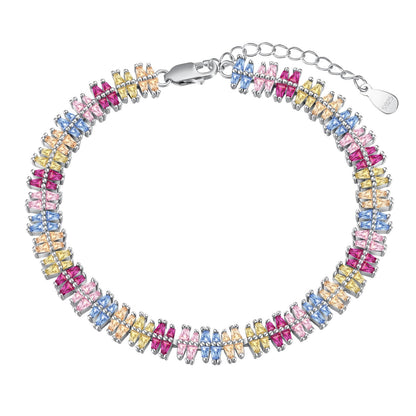 [Marin Jewelry]Sparkling Exquisite Multi Cut Party Bracelet