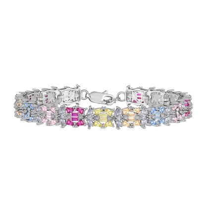 [Marin Jewelry]Delicate Colorful Multi Cut Party Bracelet