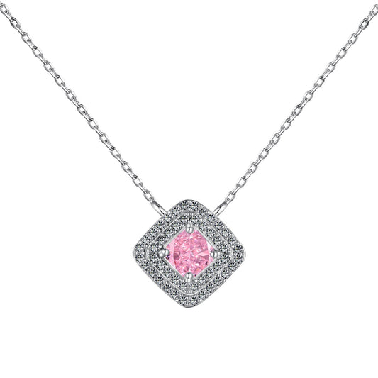 [Marin Jewelry]Sparkling Asscher Cut Necklace