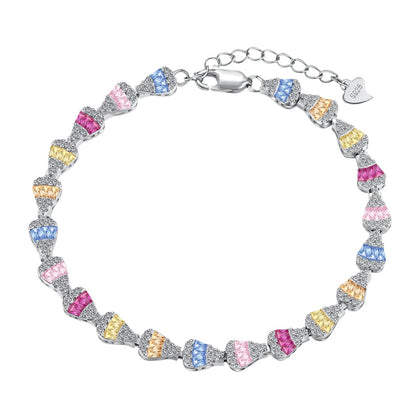 [Marin Jewelry]Radiant Water Drop Shape Daily Bracelet