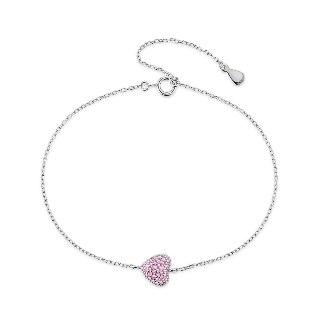 [Marin Jewelry]Heart-Shaped Gentle and Versatile Bracelet