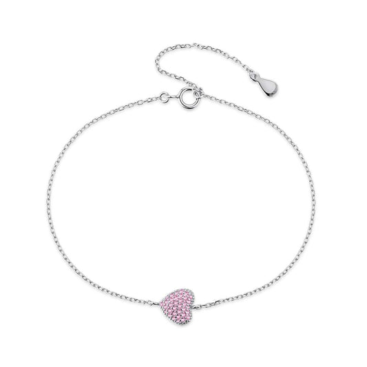 [Marin Jewelry]Heart-Shaped Gentle and Versatile Bracelet