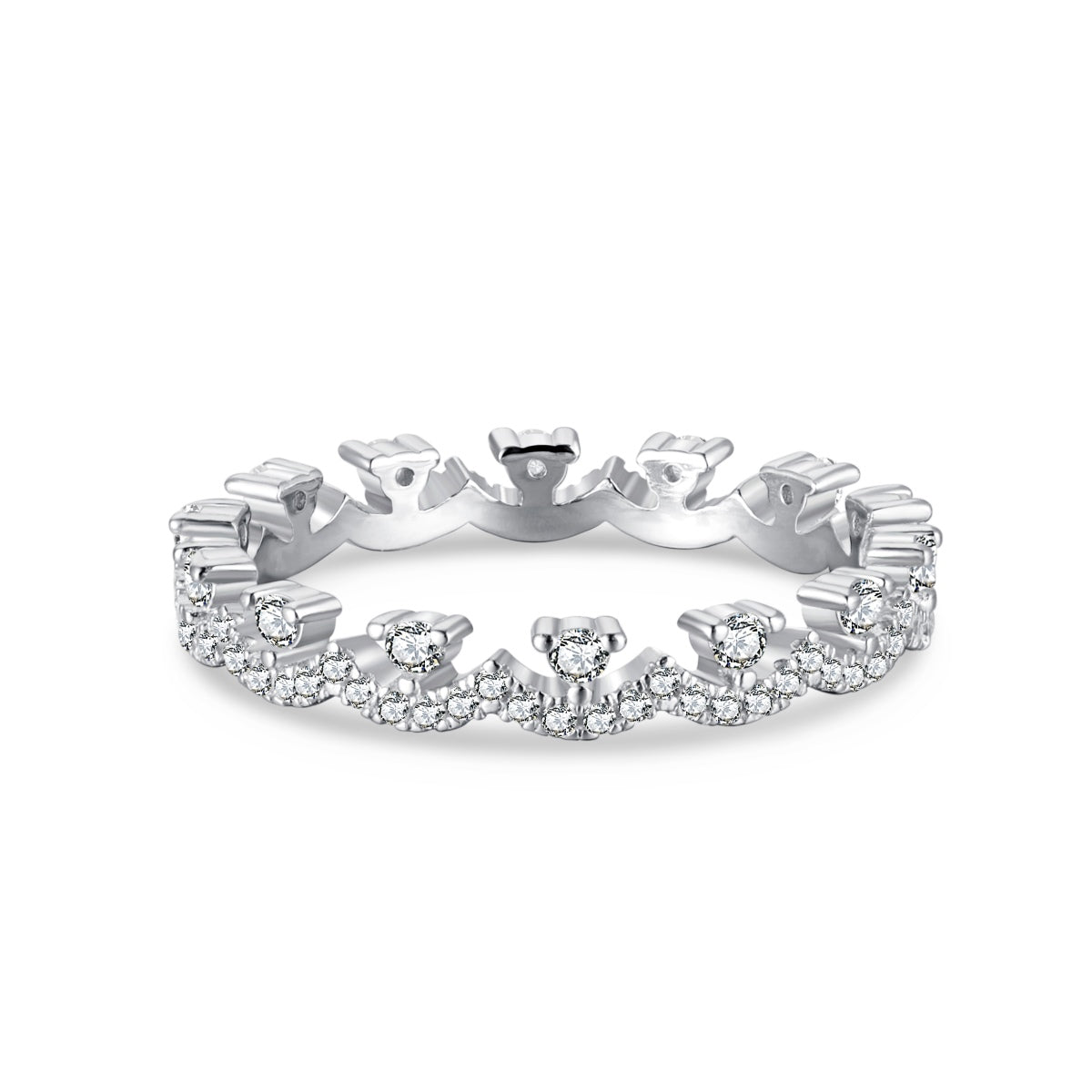 [Marin Jewelry]Elegant Resplendent Round Shape Party Ring