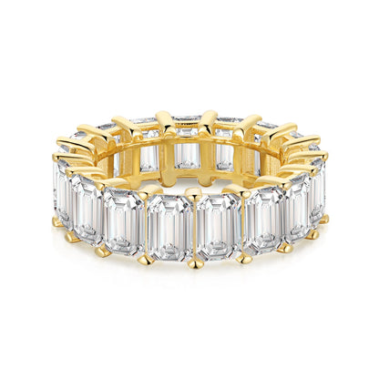 [Marin Jewelry]0.75 Carat Elegant Emerald Cut Tennis Ring