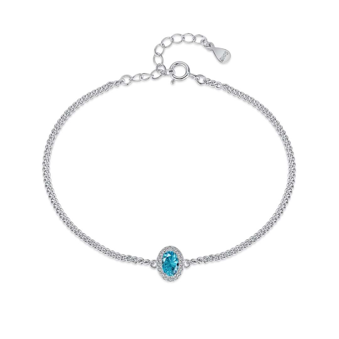 [Marin Jewelry]Exquisite Oval Shape Bracelet