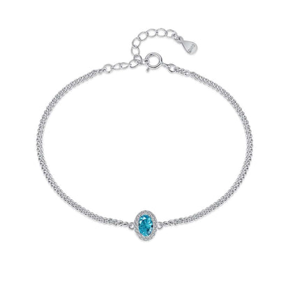 [Marin Jewelry]Exquisite Oval Shape Bracelet