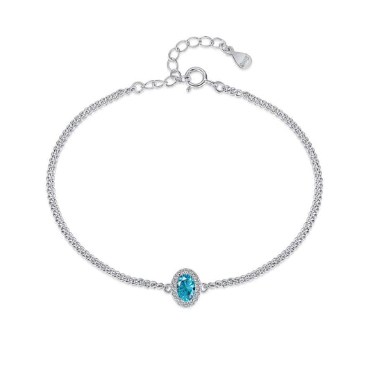 [Marin Jewelry]Exquisite Oval Shape Bracelet