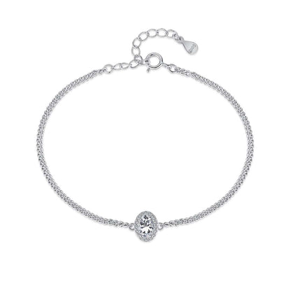 [Marin Jewelry]Exquisite Oval Shape Bracelet