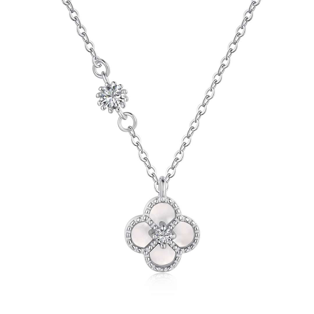 [Marin Jewelry]Delicate Flower Shape Necklace