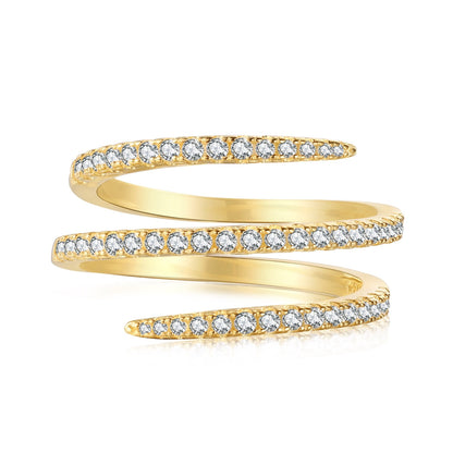 [Marin Jewelry]Unique Vibrant Entangle Daily Ring
