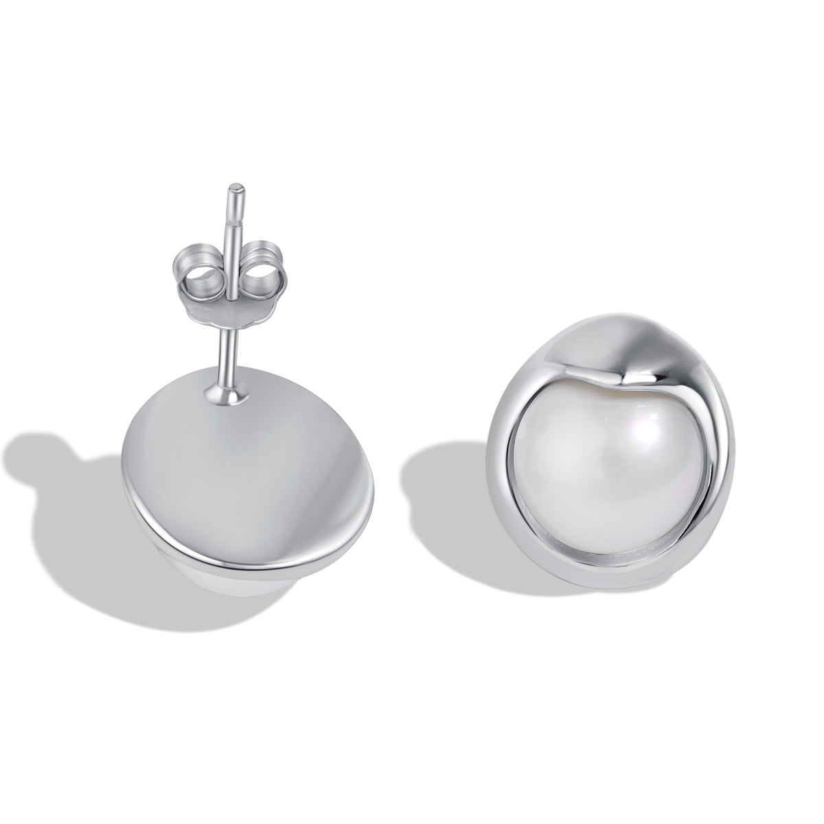 [Marin Jewelry]Dainty Bread Pearl Earrings