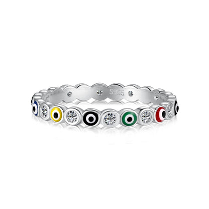 [Marin Jewelry]Sparkling Vibrant Round Shape Daily Ring