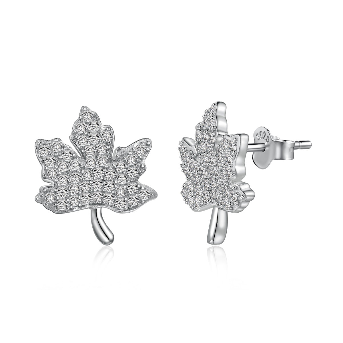 [Marin Jewelry]Exquisite Maple Leaf Design Earrings