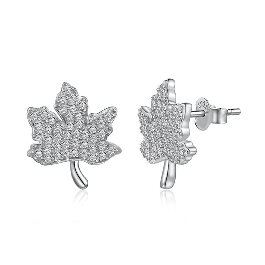 [Marin Jewelry]Exquisite Maple Leaf Design Earrings