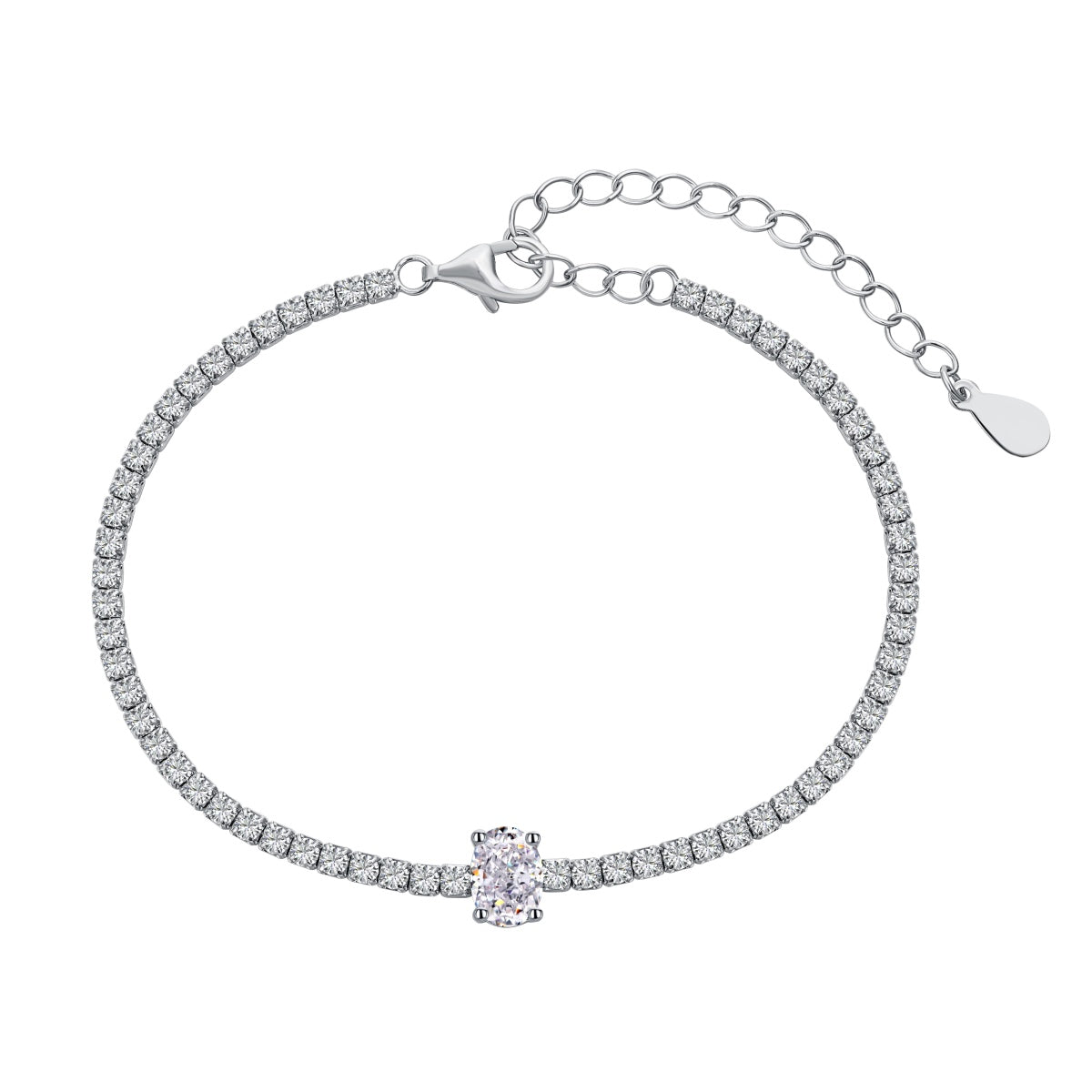 [Marin Jewelry]0.75 Carat Exquisite Oval Cut Daily Bracelet