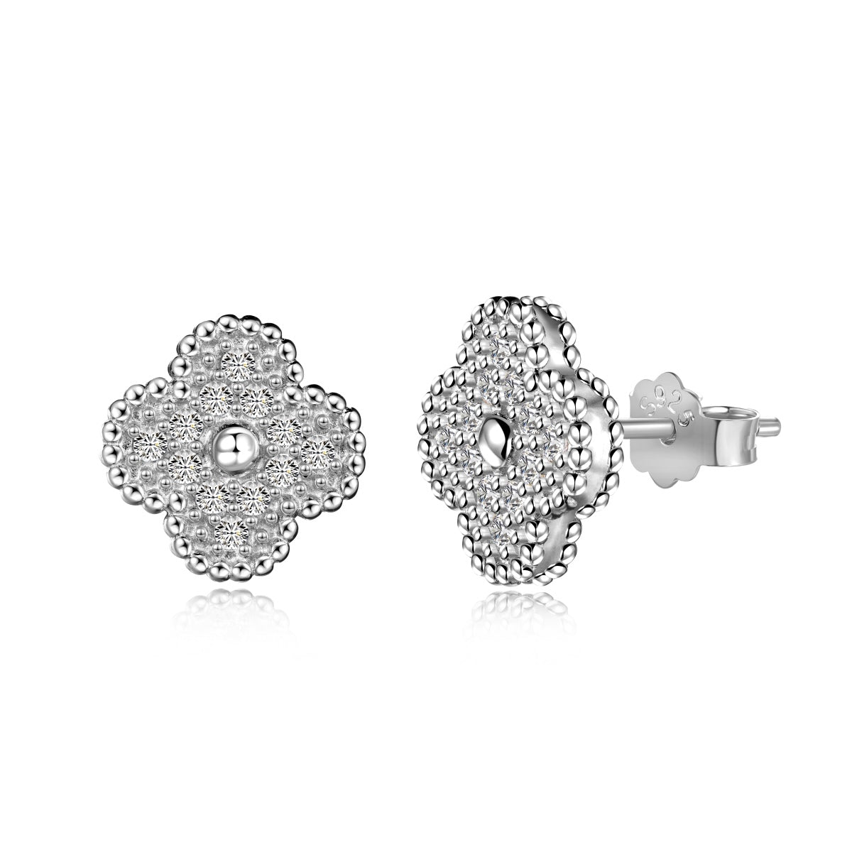 [Marin Jewelry]Four Leaf Clover Fashion Earrings