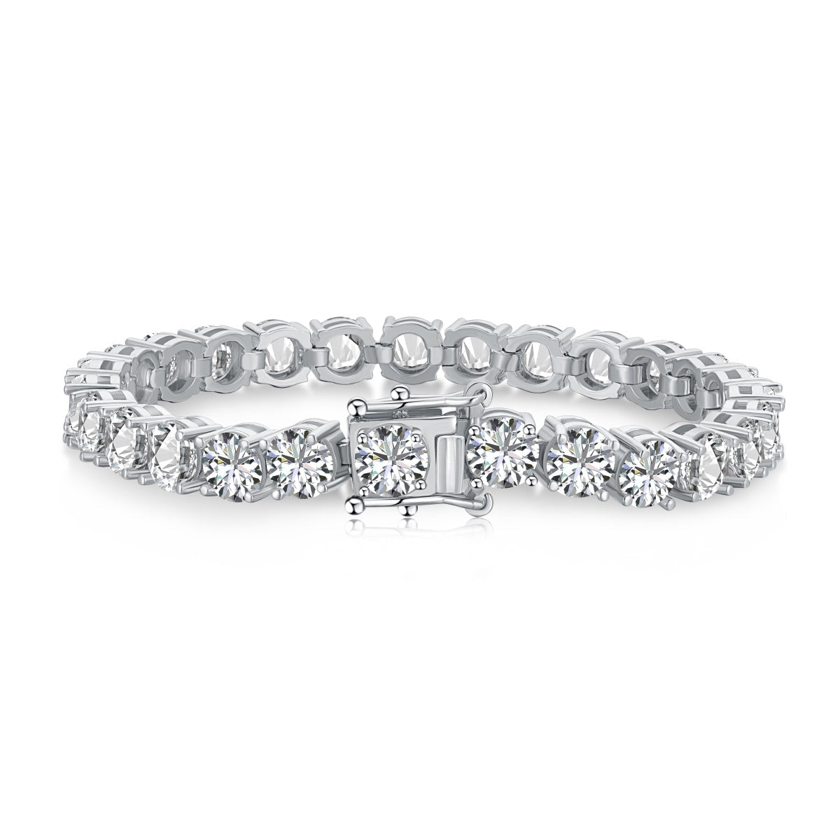 [Marin Jewelry]0.75 Carat Dazzling Round Cut Wedding Bracelet