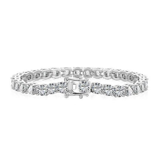 [Marin Jewelry]Ornate Sparkling Round Cut Wedding Bracelet