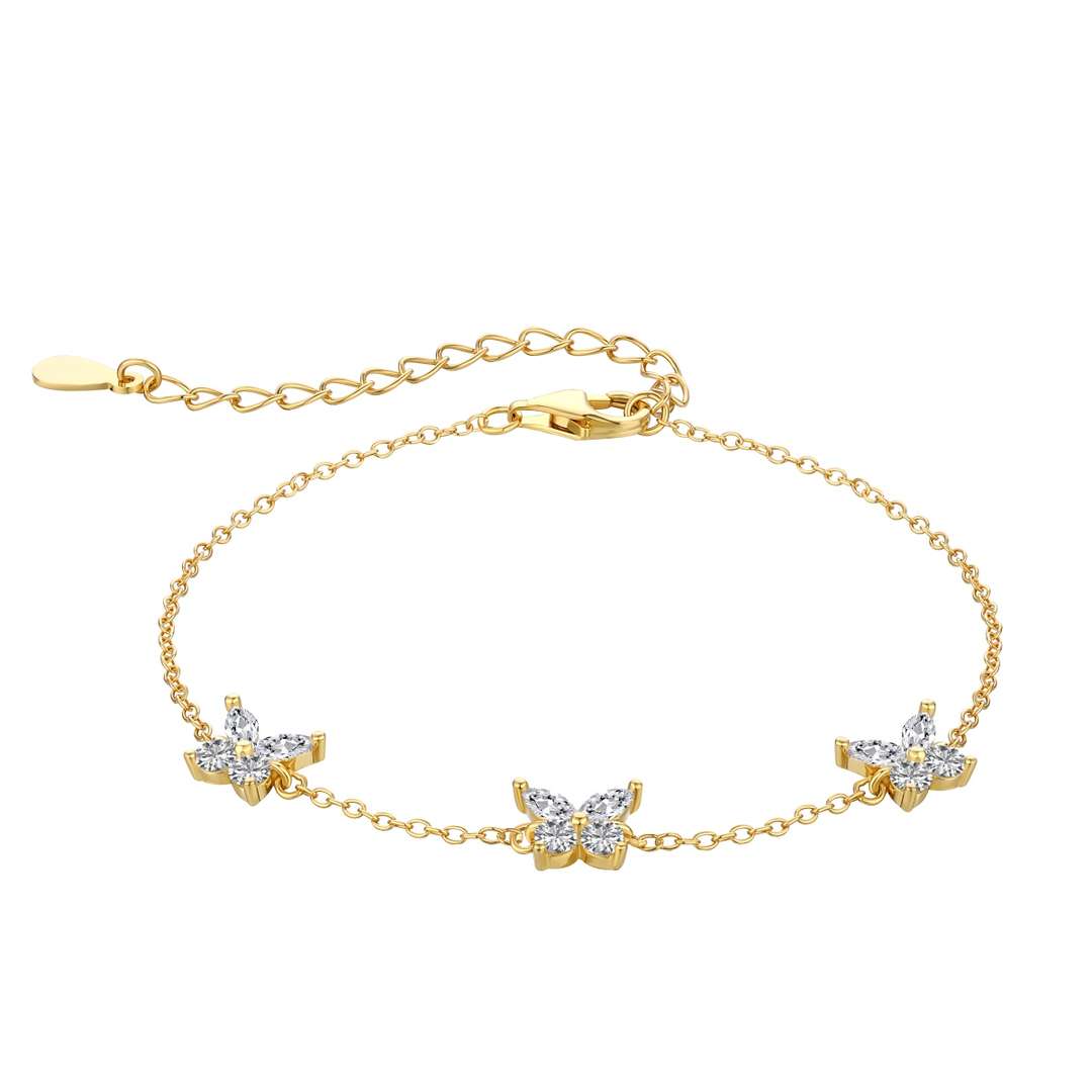 [Marin Jewelry]Radiant Butterfly Shape Necklace