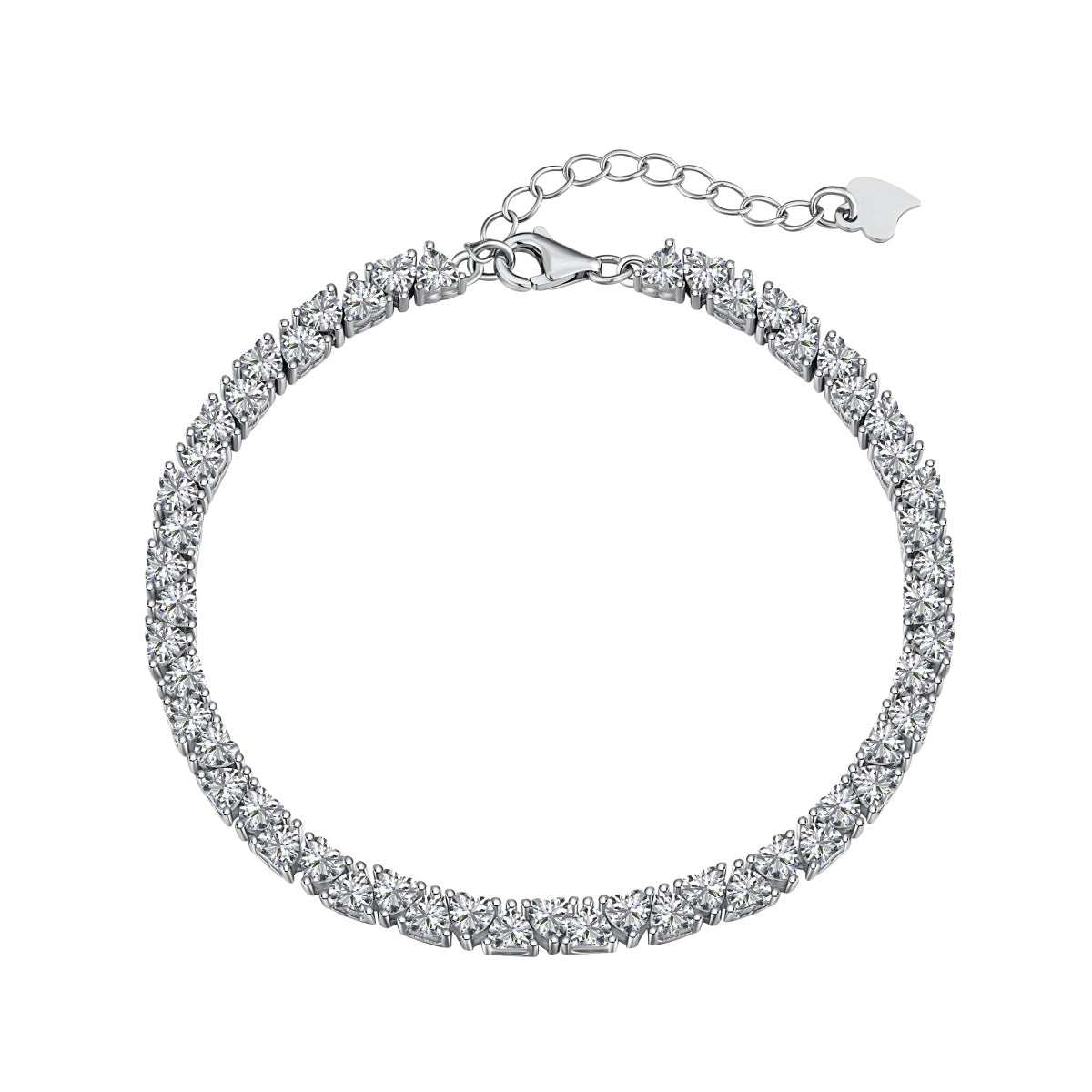 [Marin Jewelry]Dazzling Romantic Heart Shape Lover Bracelet