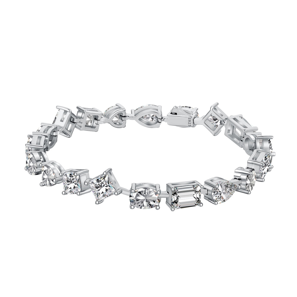 [Marin Jewelry]Unique Exquisite Multi Cut Daily Bracelet