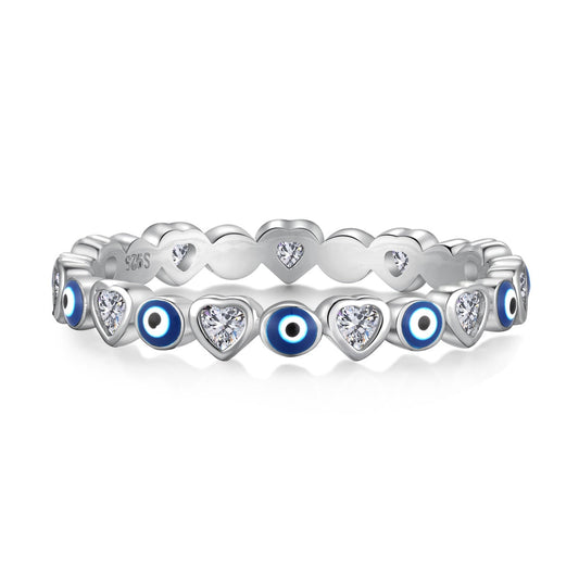 [Marin Jewelry]Radiant Colorful Round Shape Daily Ring