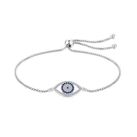 [Marin Jewelry]Dazzling Eye Shape Necklace