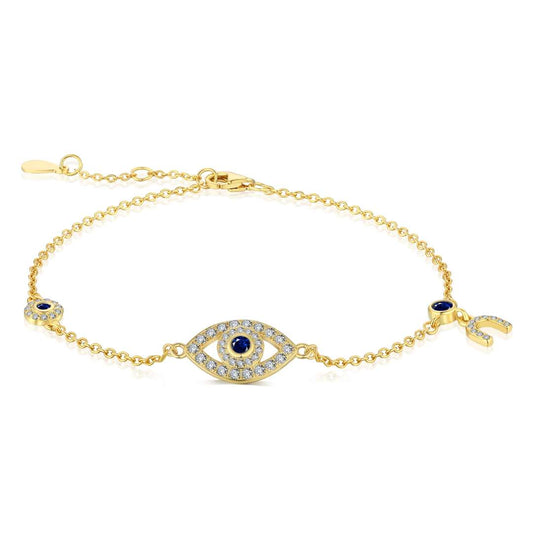 [Marin Jewelry]Dainty Eye Shape Necklace