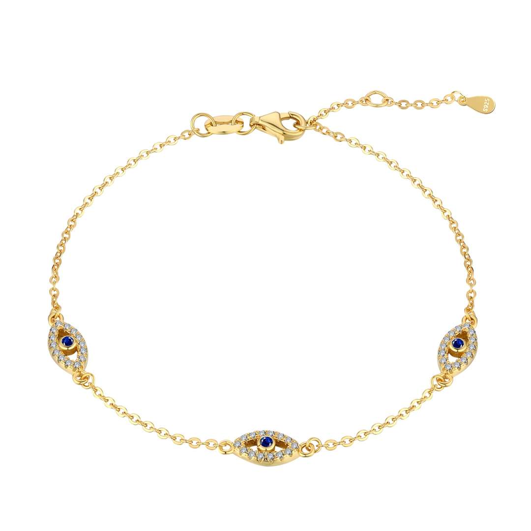 [Marin Jewelry]Evil Eye Shape Pendent Necklace