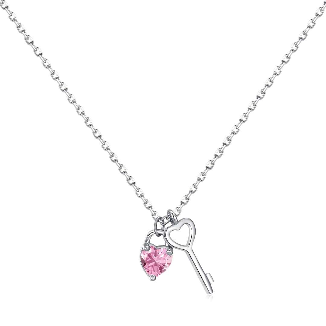 [Marin Jewelry]Unique Heart Shape Key Pendent Necklace