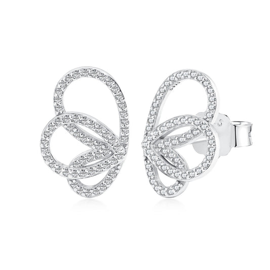 [Marin Jewelry]Exquisite Butterfly Shape Earrings