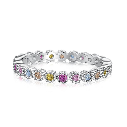 [Marin Jewelry]Exquisite Colorful Round Cut Party Ring
