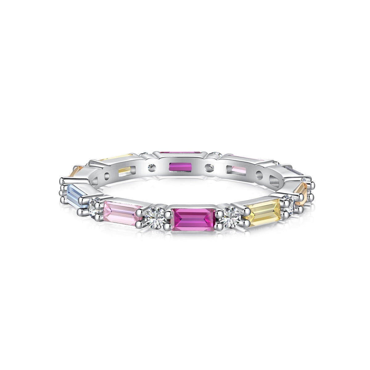 [Marin Jewelry]Lively In Shades Elegant Radiant Cut Daily Ring