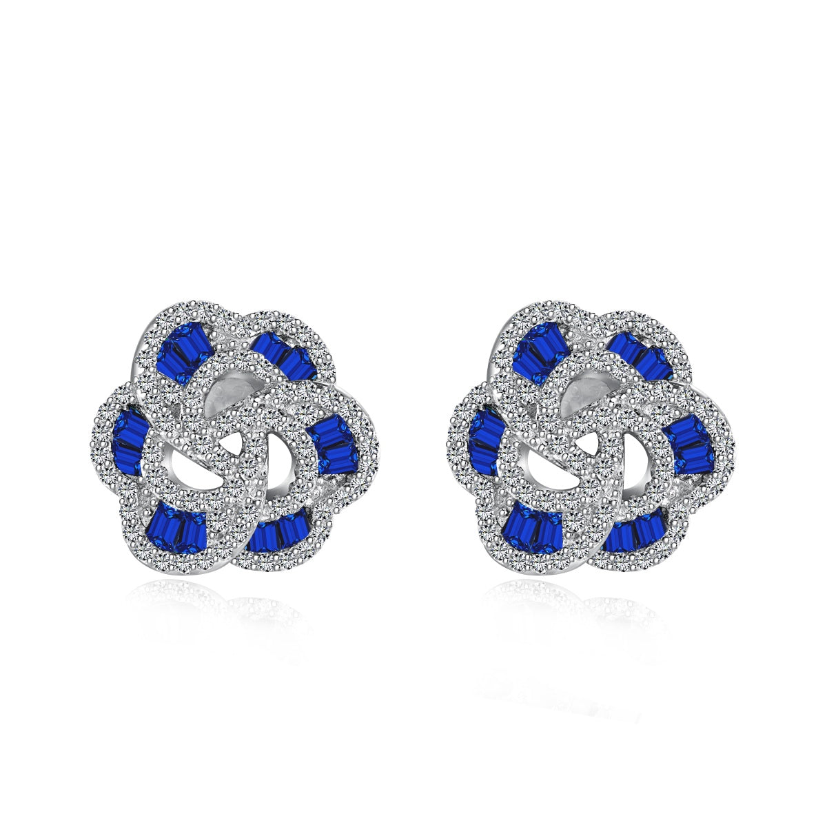 [Marin Jewelry]Exquisite Flower Shape Daily Earrings