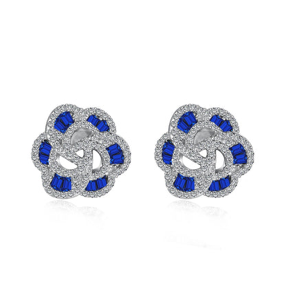 [Marin Jewelry]Exquisite Flower Shape Daily Earrings