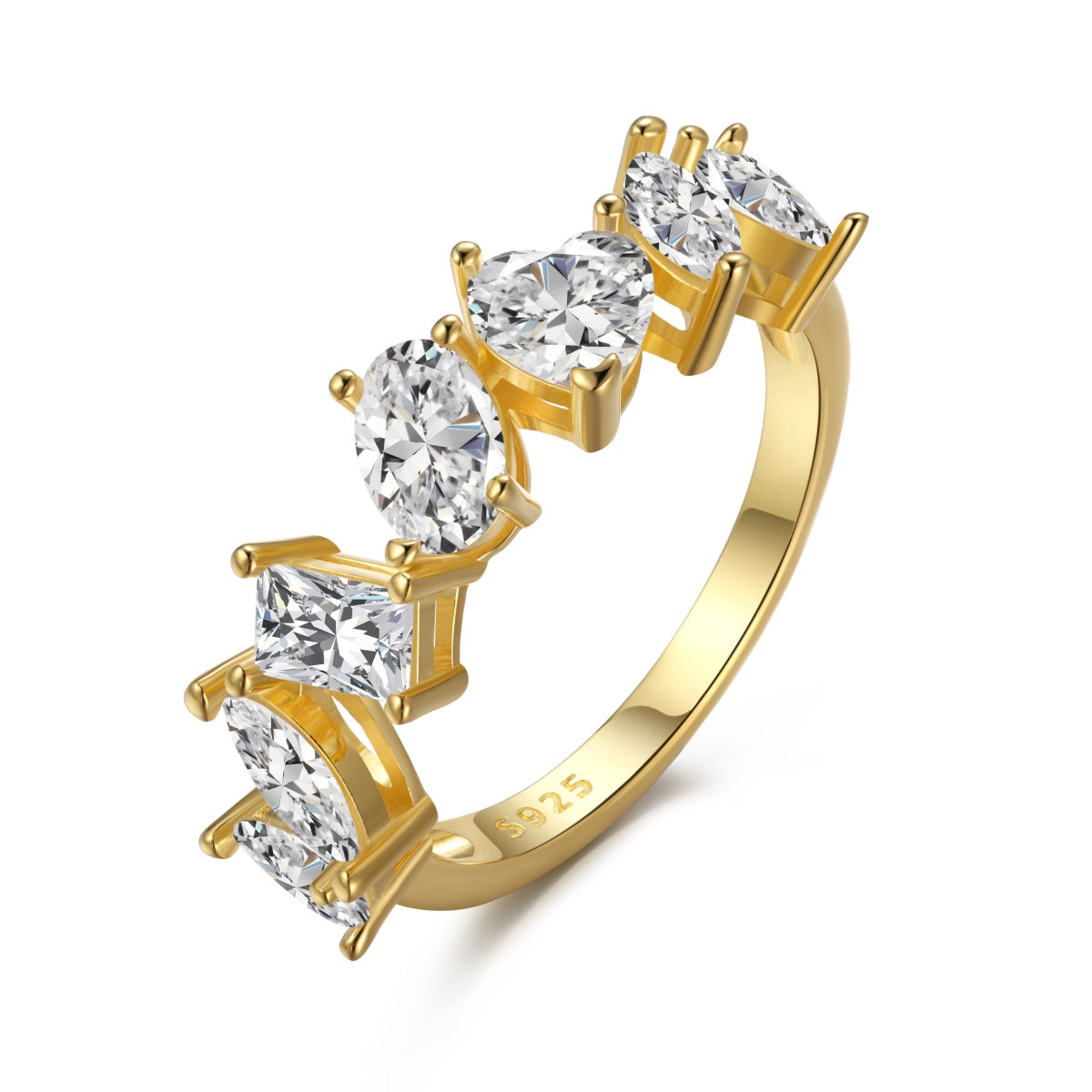 [Marin Jewelry]Delicate Multi Cut Ring