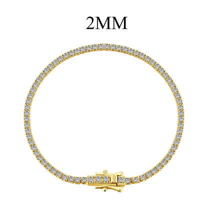 [Marin Jewelry]Radiant Colorful Round Cut Party Bracelet