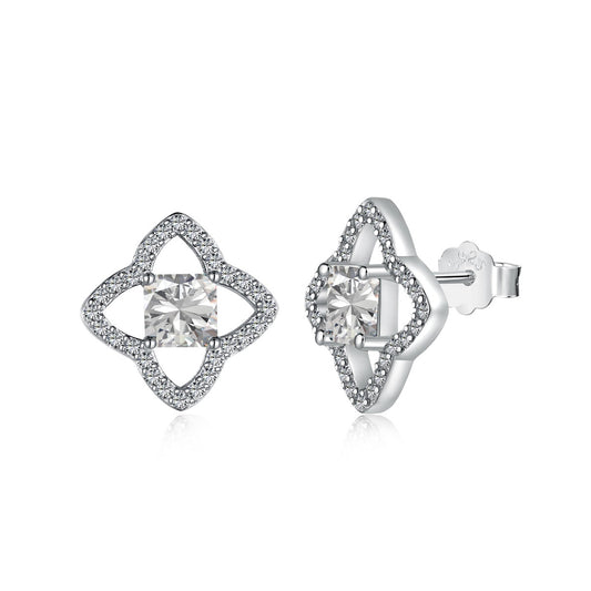 [Marin Jewelry]Elegant Star Shape Princess Cut Daily Earrings
