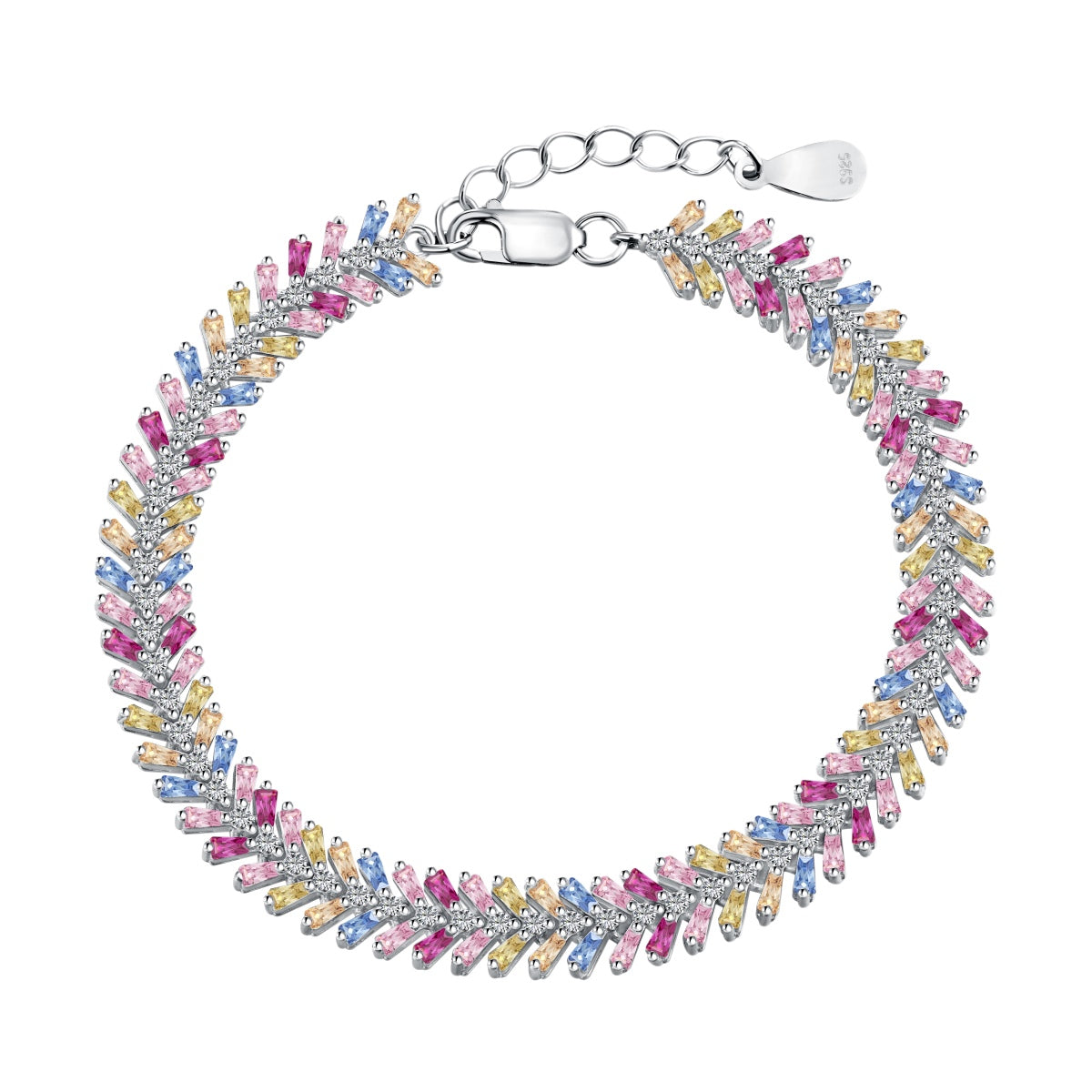 [Marin Jewelry]Dainty Radiant Emerald Cut Daily Bracelet