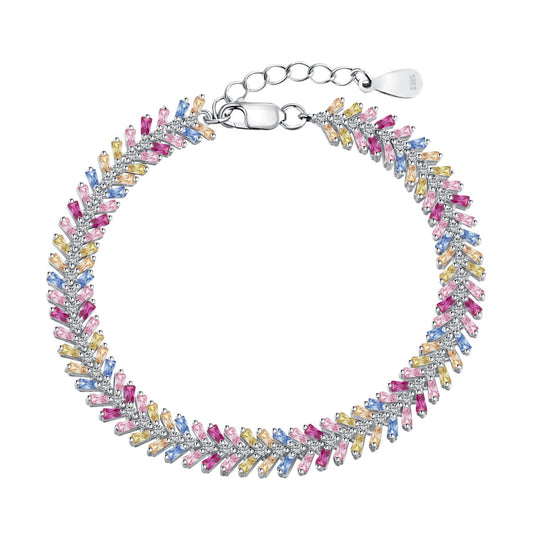 [Marin Jewelry]Dainty Radiant Emerald Cut Daily Bracelet