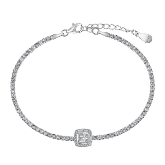 [Marin Jewelry]Luxurious Dazzling Square Shape Banquet Bracelet