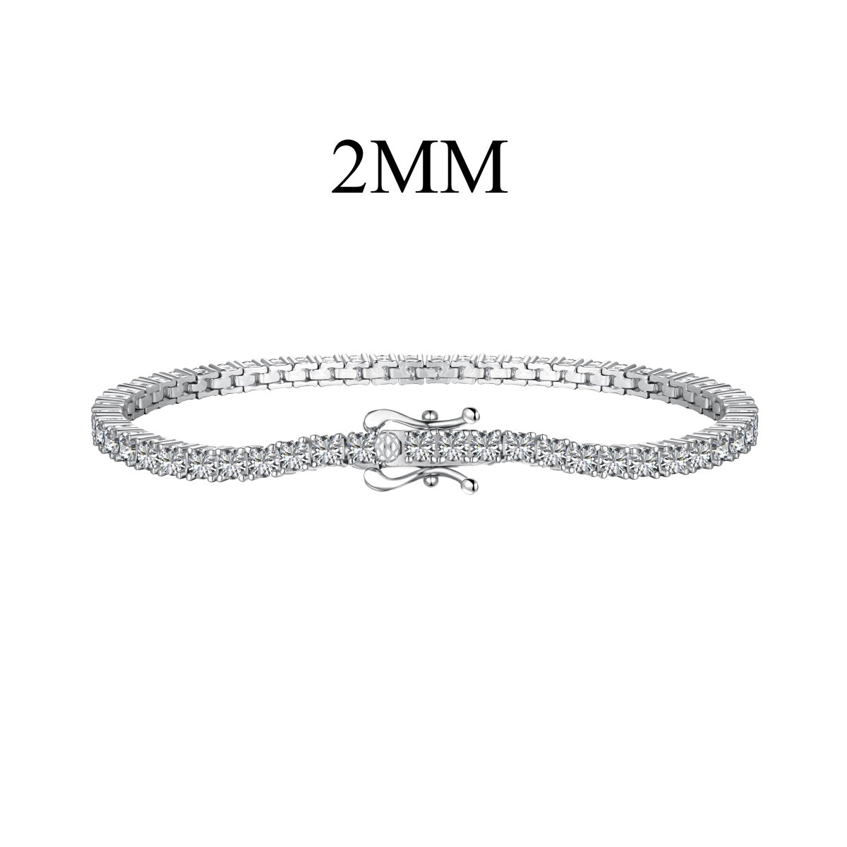 [Marin Jewelry]Dazzling Exquisite Round Cut Daily Bracelet