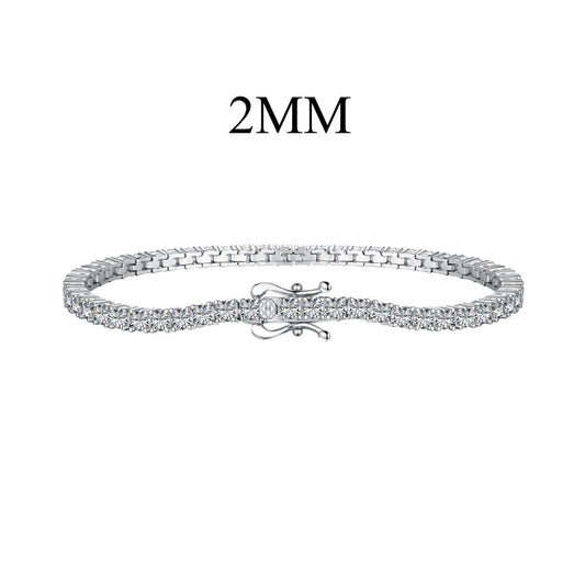 [Marin Jewelry]Dazzling Exquisite Round Cut Daily Bracelet