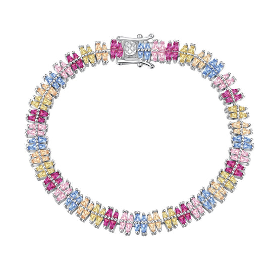 [Marin Jewelry]Sparkling Exquisite Multi Cut Party Bracelet