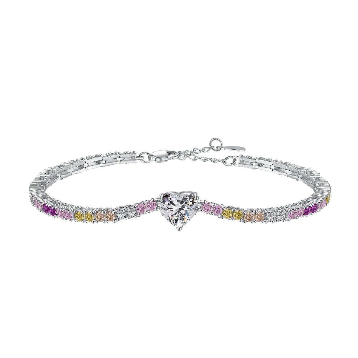 [Marin Jewelry]Delicate Romantic Heart Shape Lover Bracelet